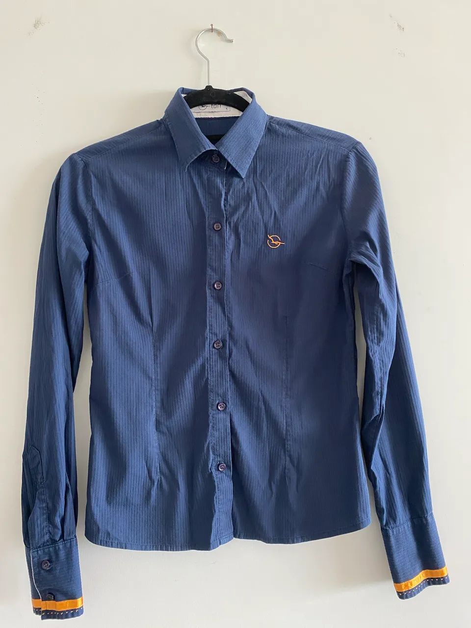 CAMISA SOCIAL AZUL MARINHO P