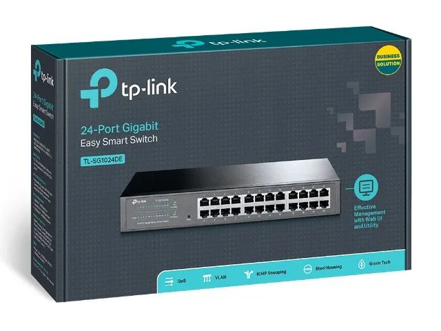 Switch 24 portas TP- Link SG1024DE - Novo e com garantia - Nexo Store.