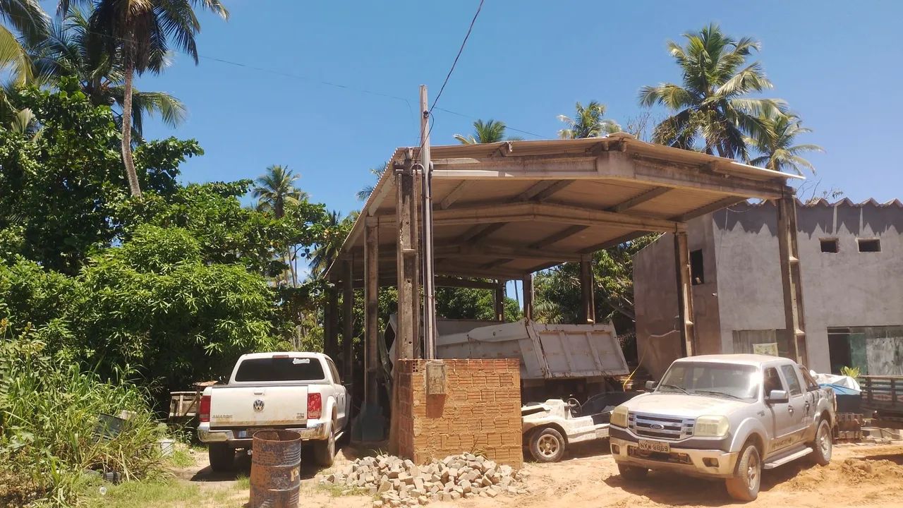 Terreno com galpão em construção na praia - Foto 2
