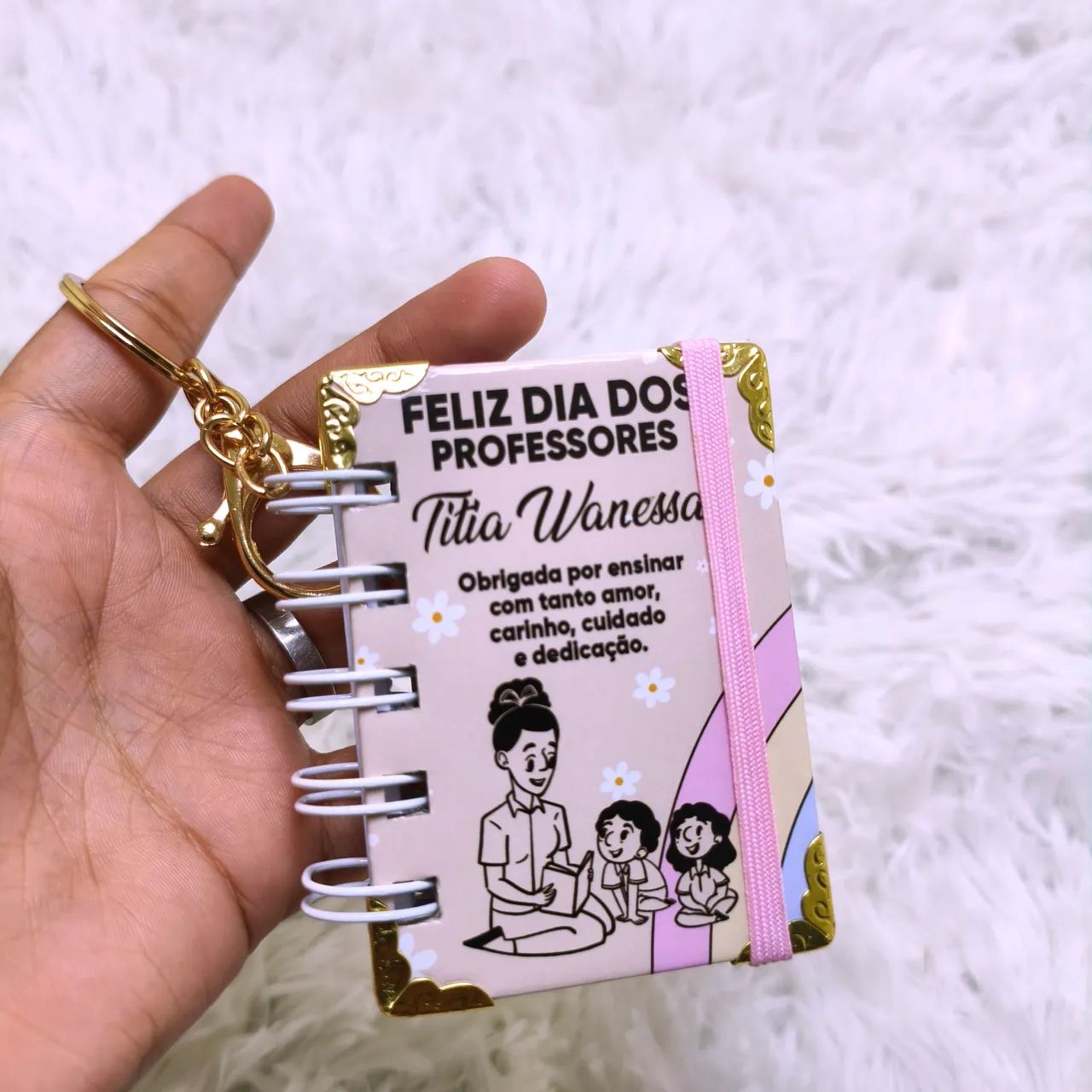 2 Mini Chaveiro Agenda Do Dia Dos Professores  - Foto 4
