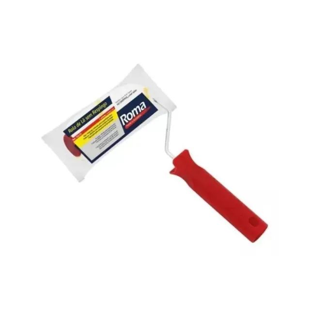 Rolo Para Pintura De Lã Antirespingo Roma 9cm