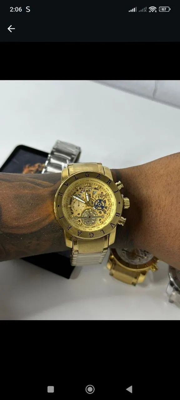 Relógio bvlgari / linha Premium / Bulgari por preço de atacado Entrega Grátis 