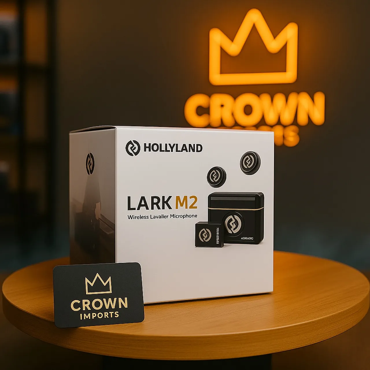 Microfone Hollyland Lark M2 COMBO COMPLETO LACRADO GARANTIA E NOTA FISCAL