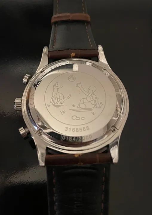 Relógio de pulso analógico chronograph vintage masculino  - Foto 2