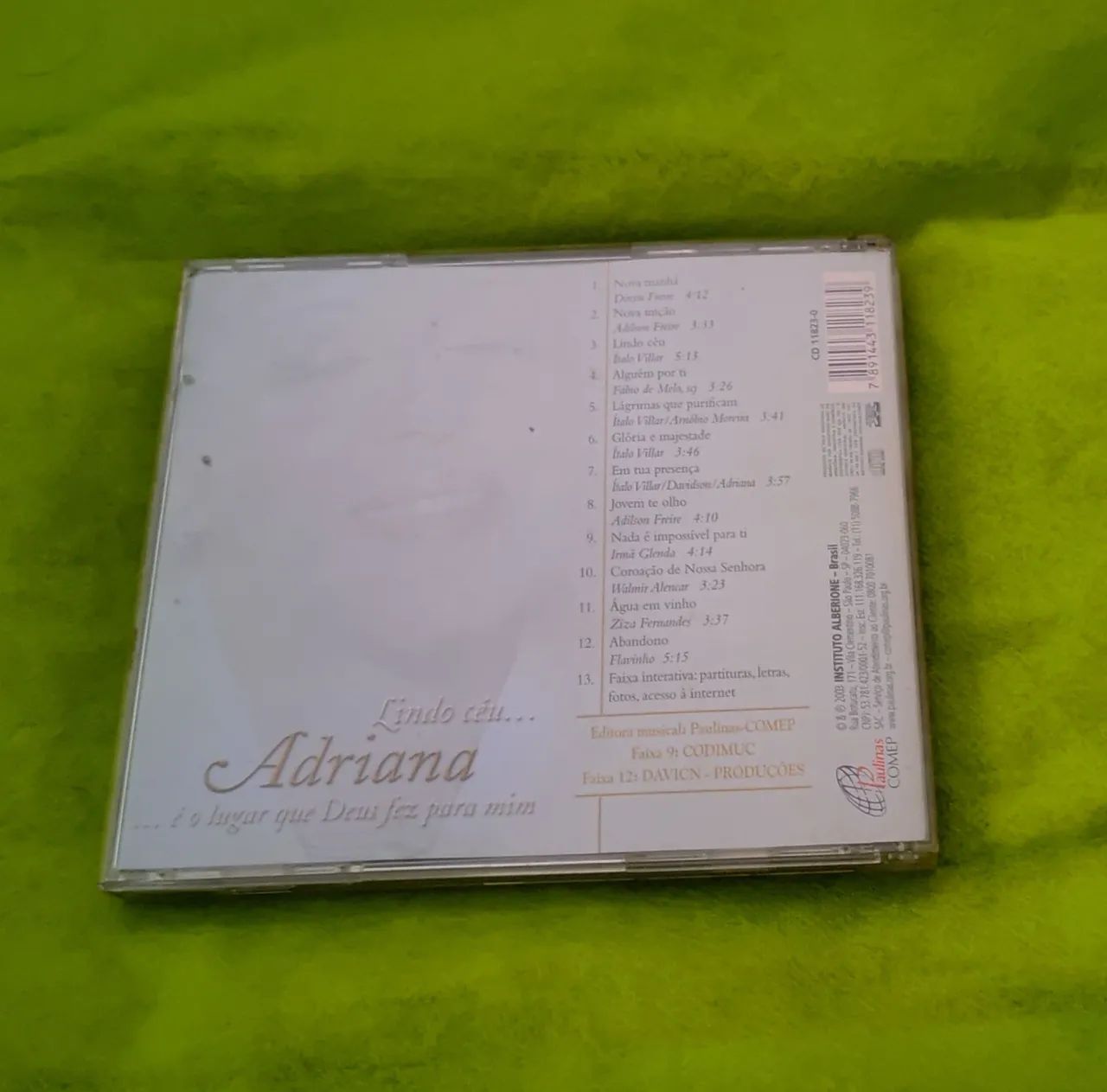 CD Adriana - Lindo Céu( raro ) - Foto 2