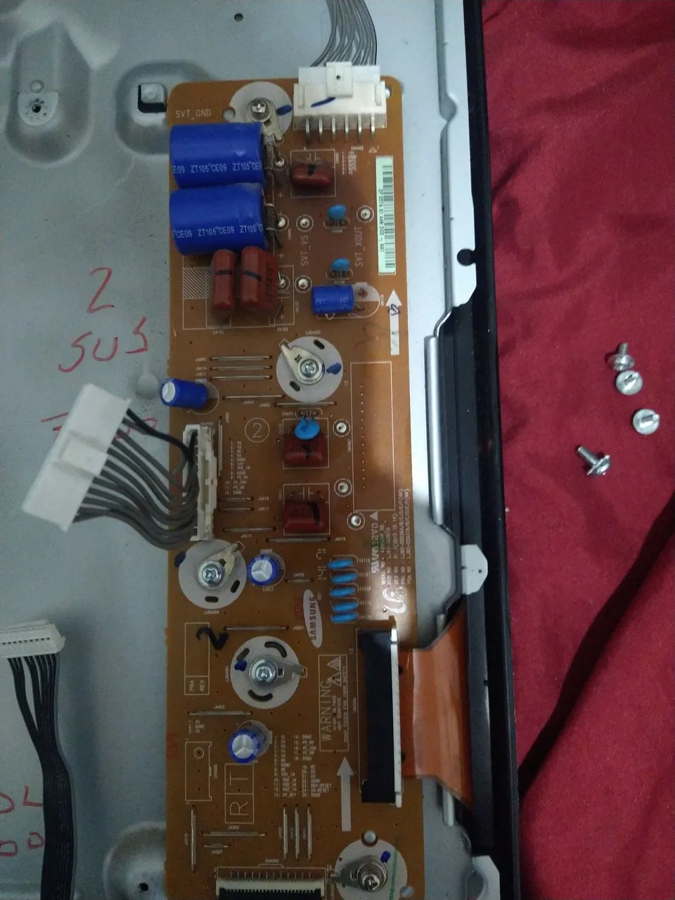 Placa z-sus tv Samsung un43h4000 funcionando