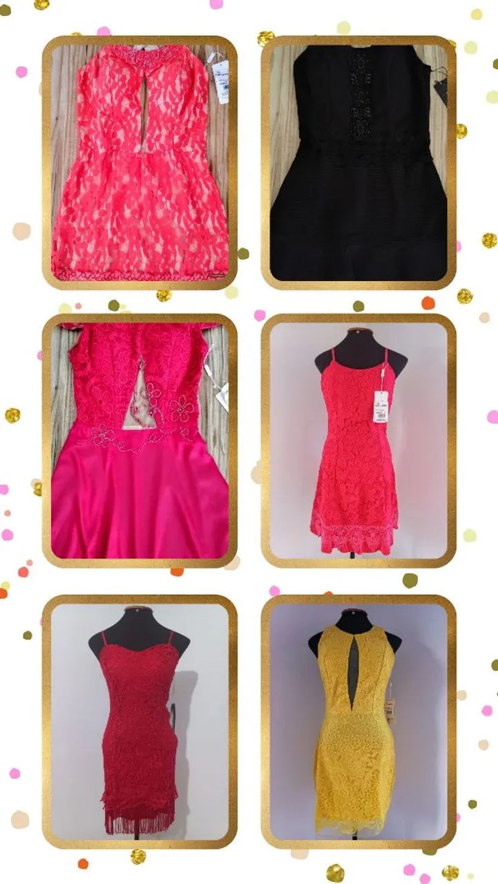 Vestidos Novos R$ 99,90 a unidade 