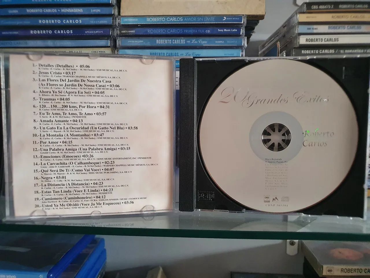 CD Roberto Carlos 20 Grandes Êxitos Mexico - Foto 3