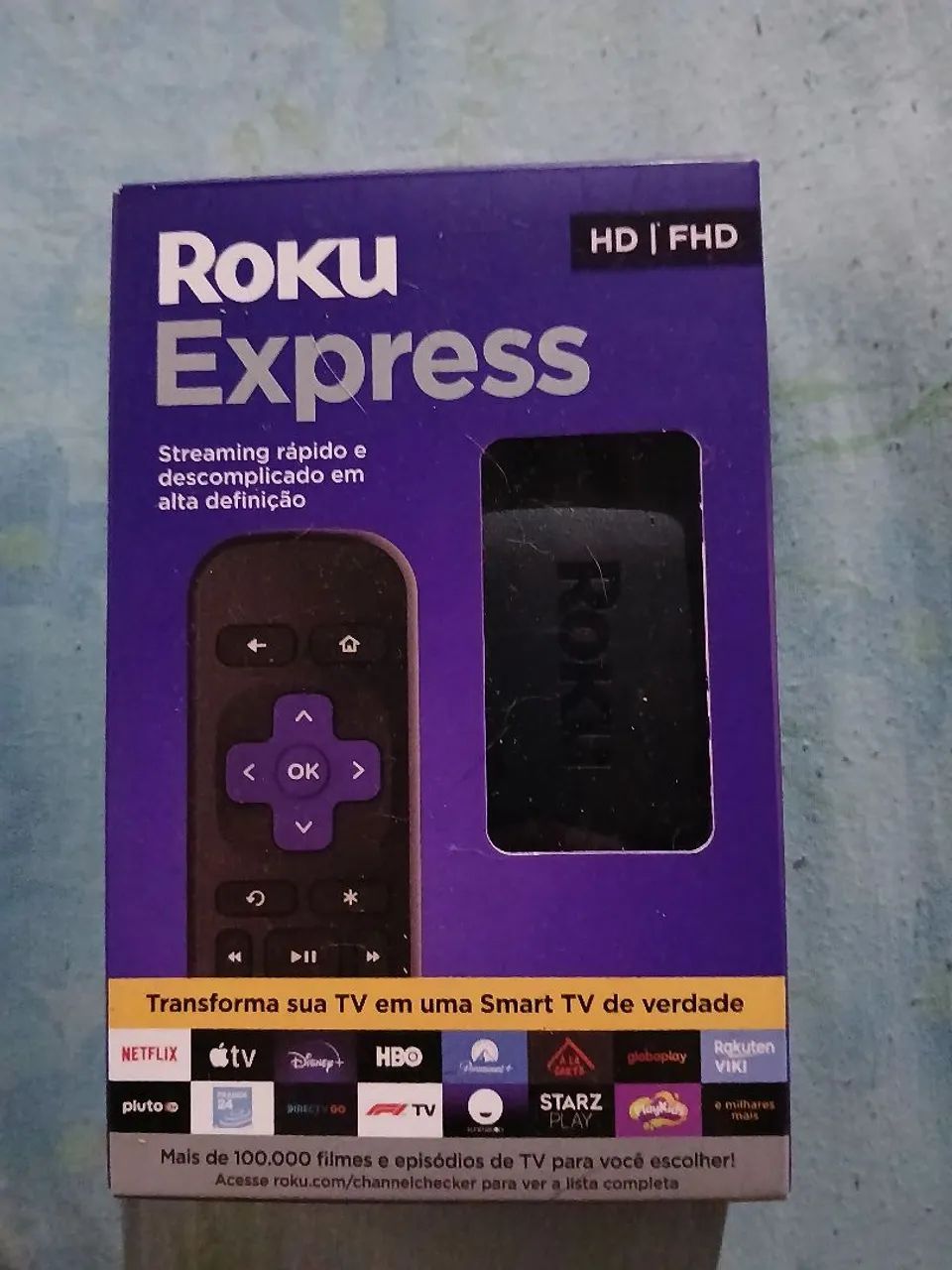  Roku Express pra tv não smart 