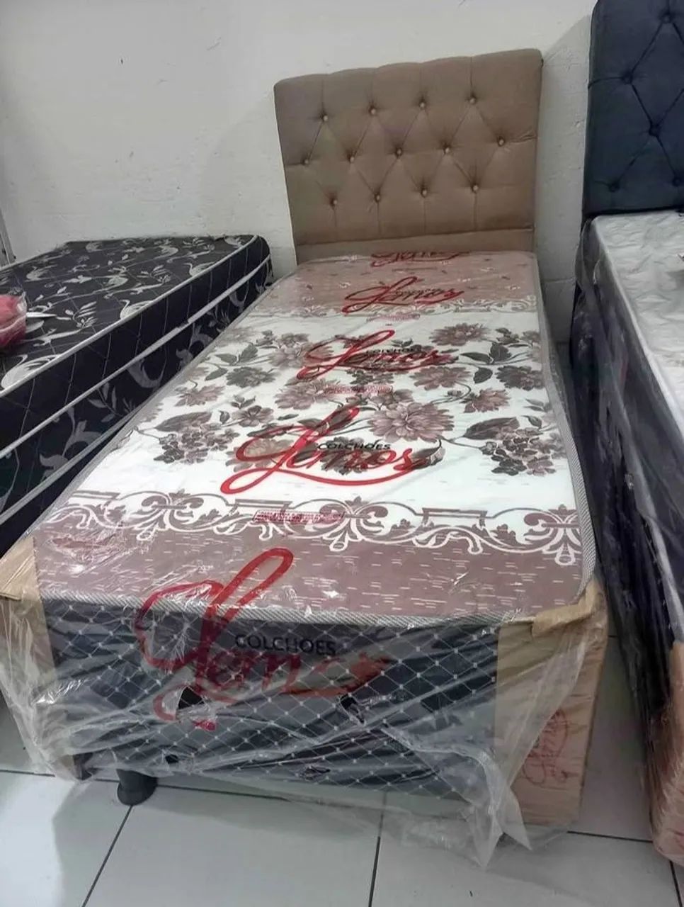 Cama solteiro padrão pronta entrega  - Foto 2