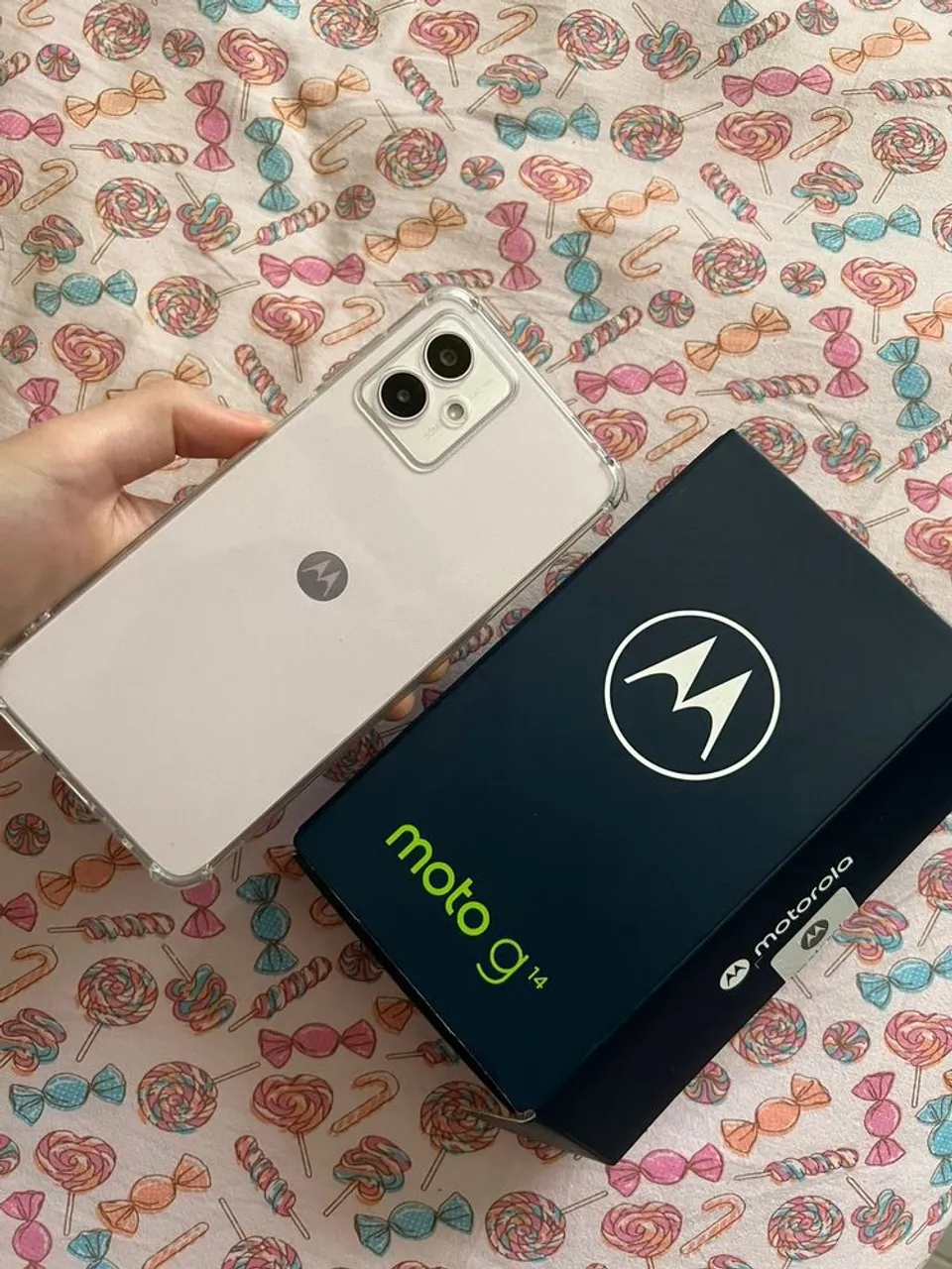 MOTO G14 NOTA FISCAL,CAIXA E CARREGADOR