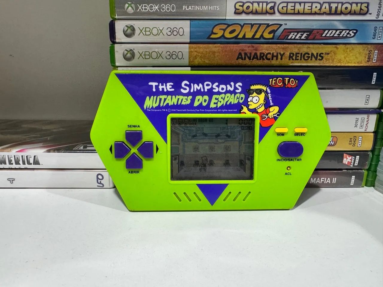 Console Portátil The Simpsons Mutantes do Espaço Tec Toy Original de ...