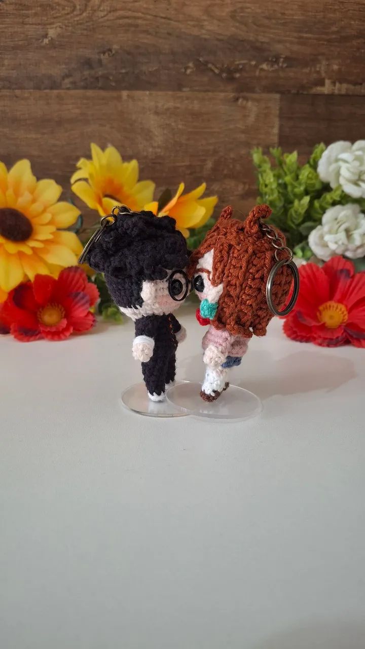 Momo Ayase + Okarun - Dandadan Amigurumi - Foto 5