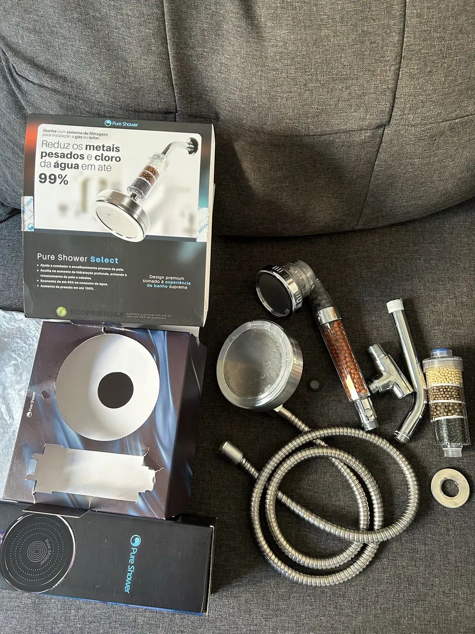 Kit Chuveiro+Ducha Pure Shower - Foto 4