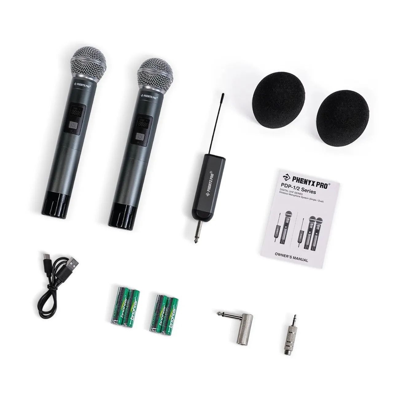 Sistema de microfone sem fio portátil digital duplo  PDP-2-2H Phenyx Pro - Foto 5