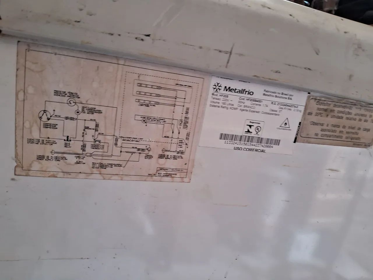 VENDO FREEZER METALFRIO HORIZONTAL 160LT  - Foto 2
