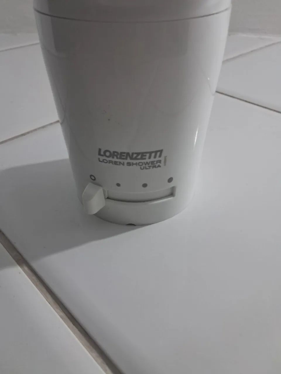 Chuveiro ducha Loren Shower multitemperaturas Lorenzetti branco 5500W 220v - Foto 4