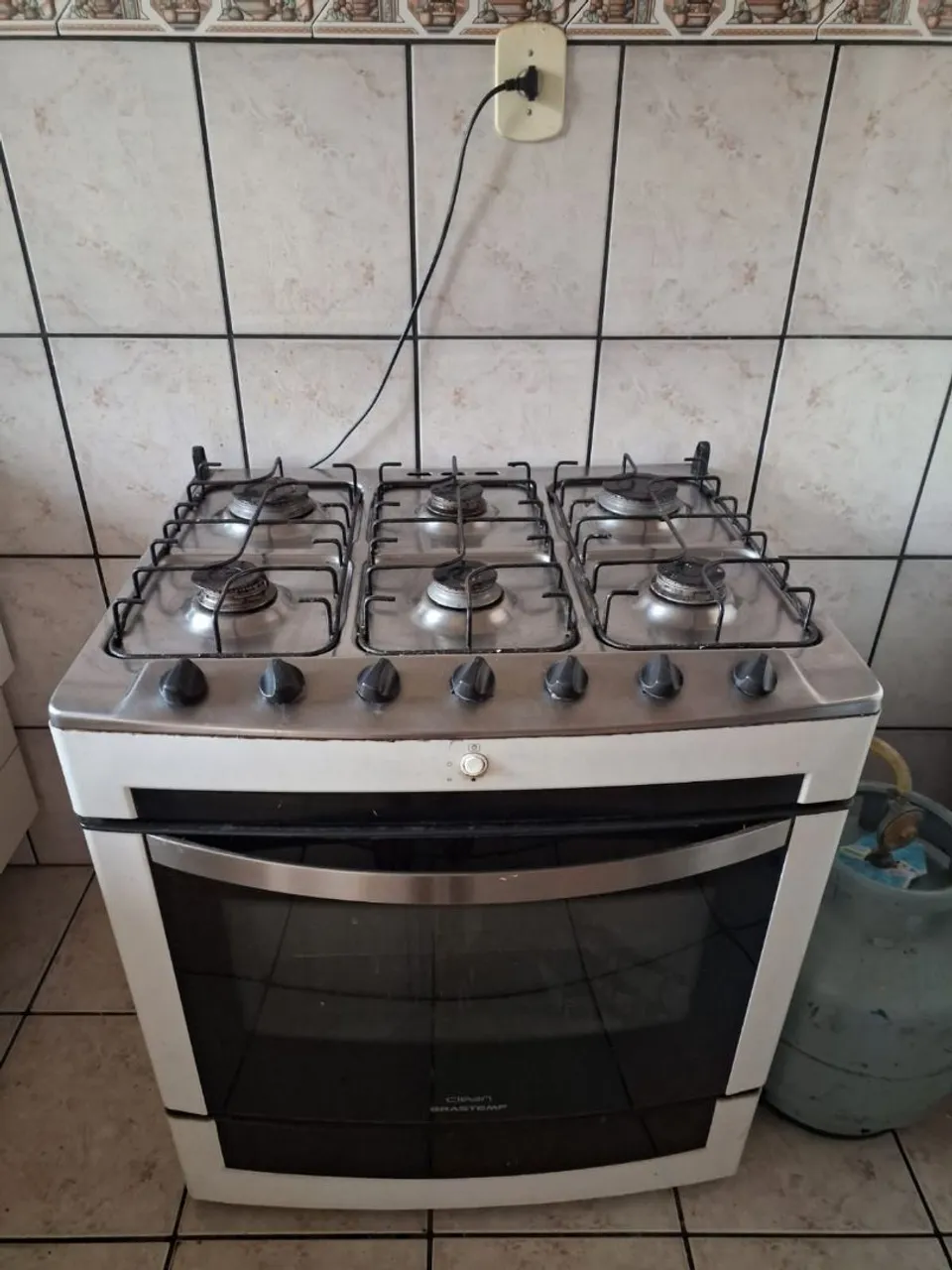 Fogão 6 Bocas Brastemp Clean