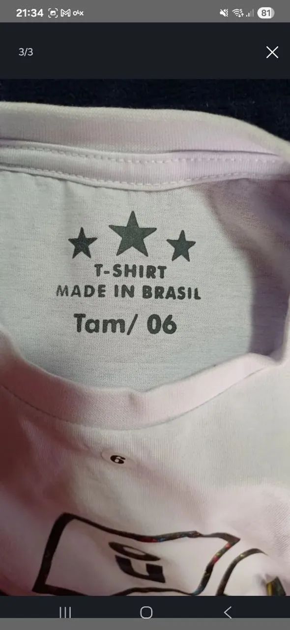 2 peça seminova e uma camiseta nova por  - Foto 6