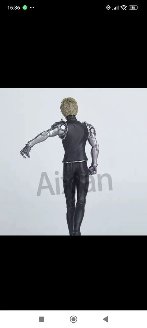 Saitama Action Figure Genos - One Punch Man zero na embalagem  - Foto 2