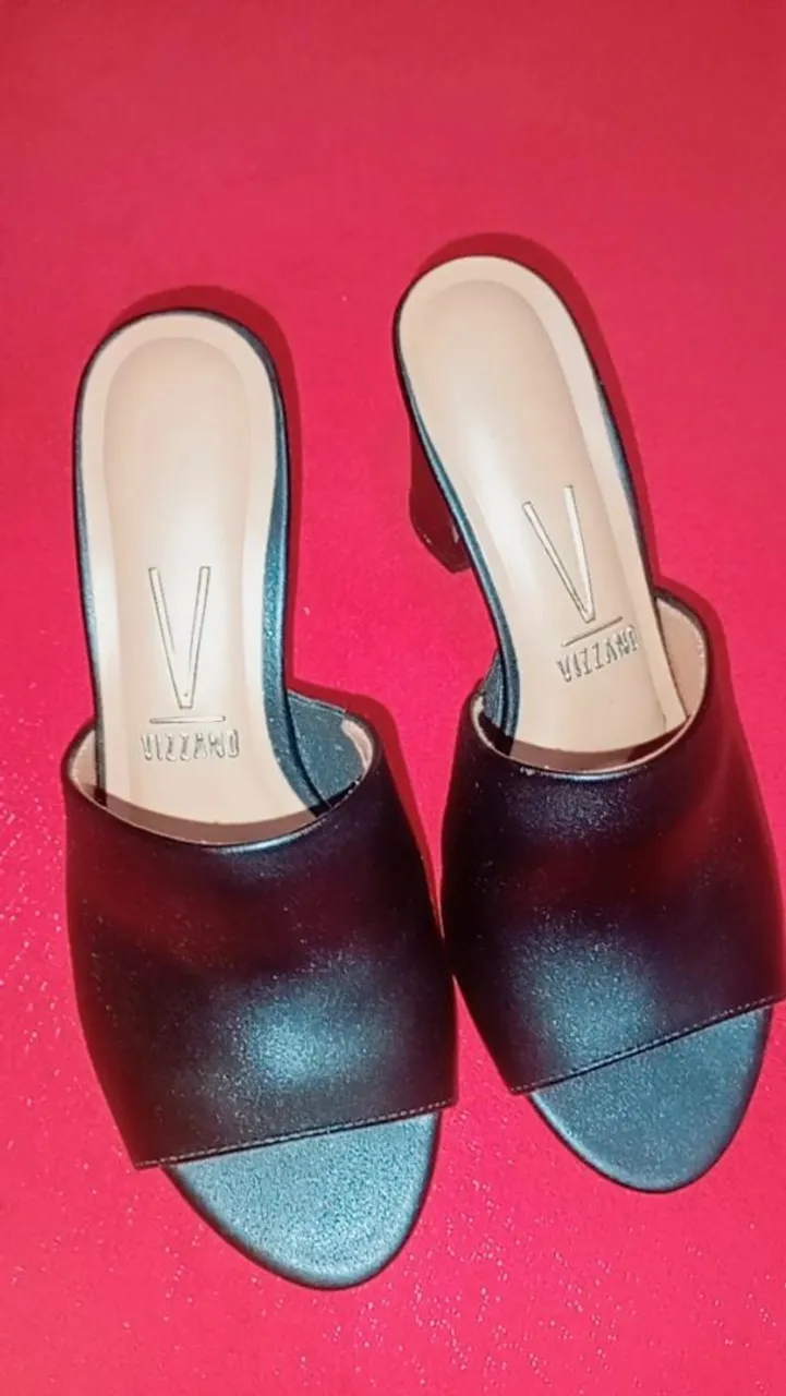 Sandália Salto Vizzano Preta - Conforto e Estilo!