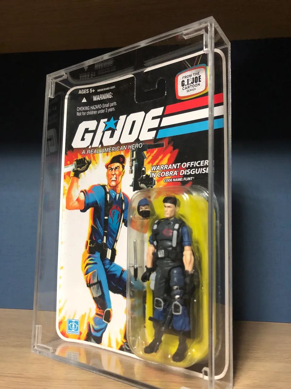 Boneco Gi Joe Hasbro Flint, lacrado e com case de acrílico  - Foto 3