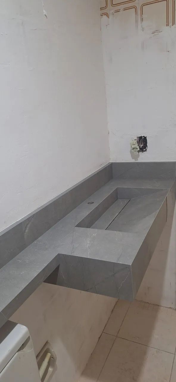 Cuba,pia,lavatorio de porcelanato 