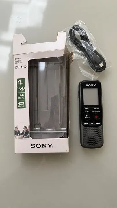 Gravador de Voz Digital Sony Px Icd-px240 do 4 Gb - Foto 4