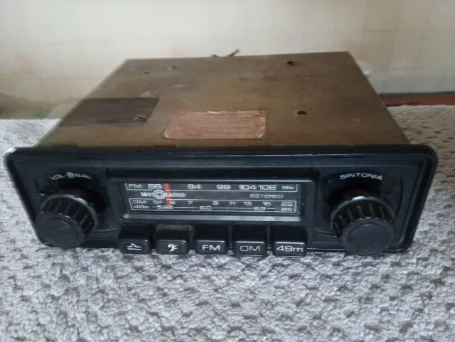 Rádio Automotivo antigo Motoradio todo original