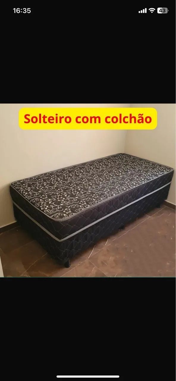 Cama box semi ortopédica/ ótima qualidade ! 