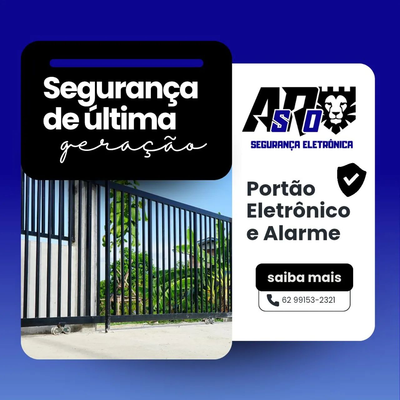 Serviço de manutenção e instalação de portao eletrônico 