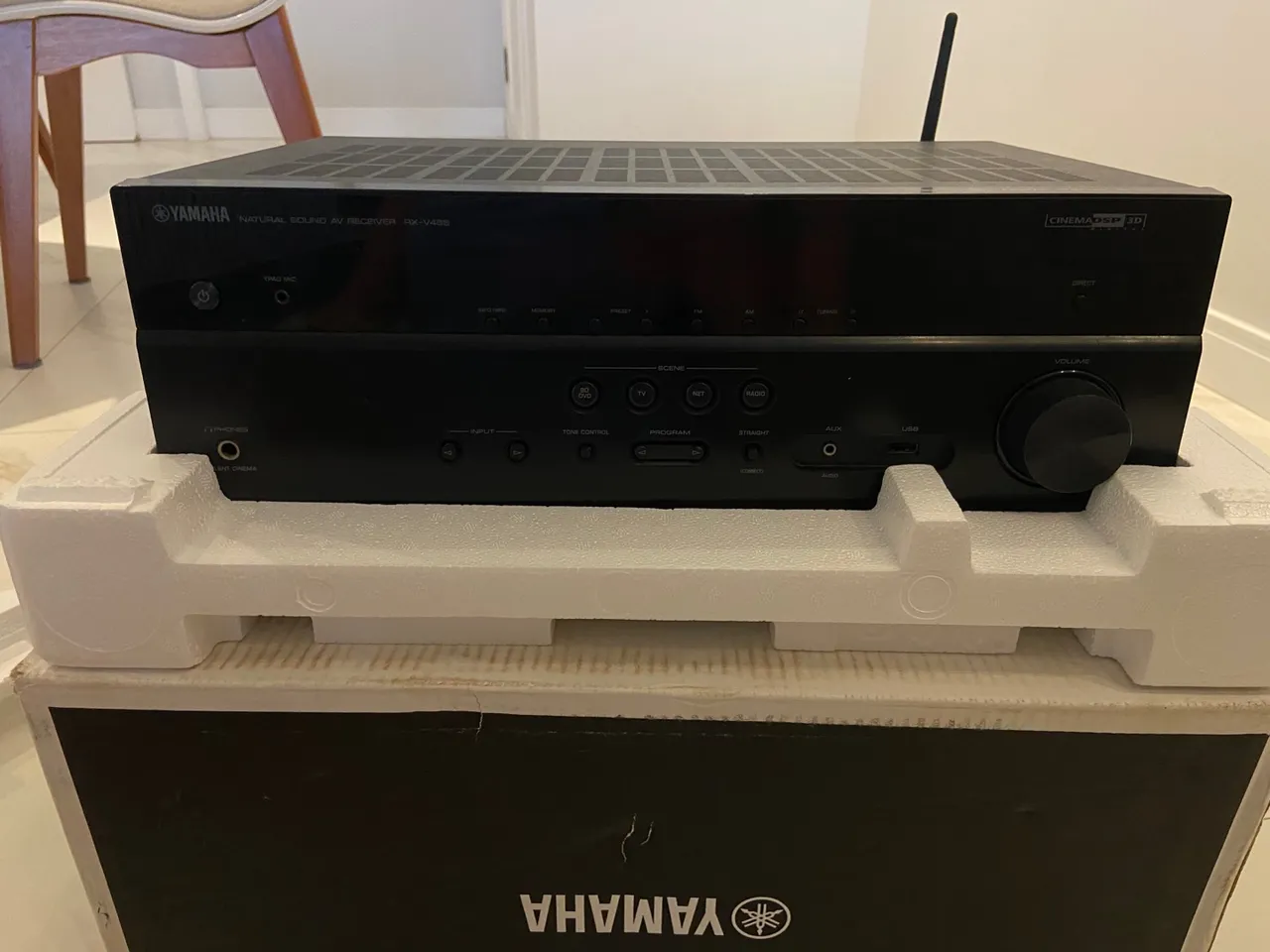 Receiver Yamaha RX-V463 - 5.1 Canais - O APARELHO NÃO ESTÁ LIGANDO