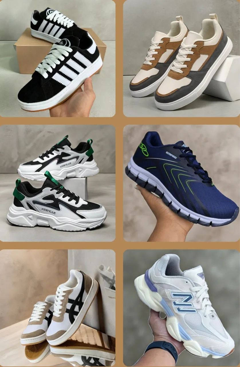 Tênis Modelos de cores - Conforto e Estilo!