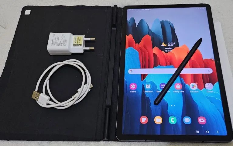 Tablet Galaxy Tab S7 11" 4G 256GB, 8GB Ram, S Pen, GPS, Wi-Fi, Novíss, Nota, Troco! - Foto 4