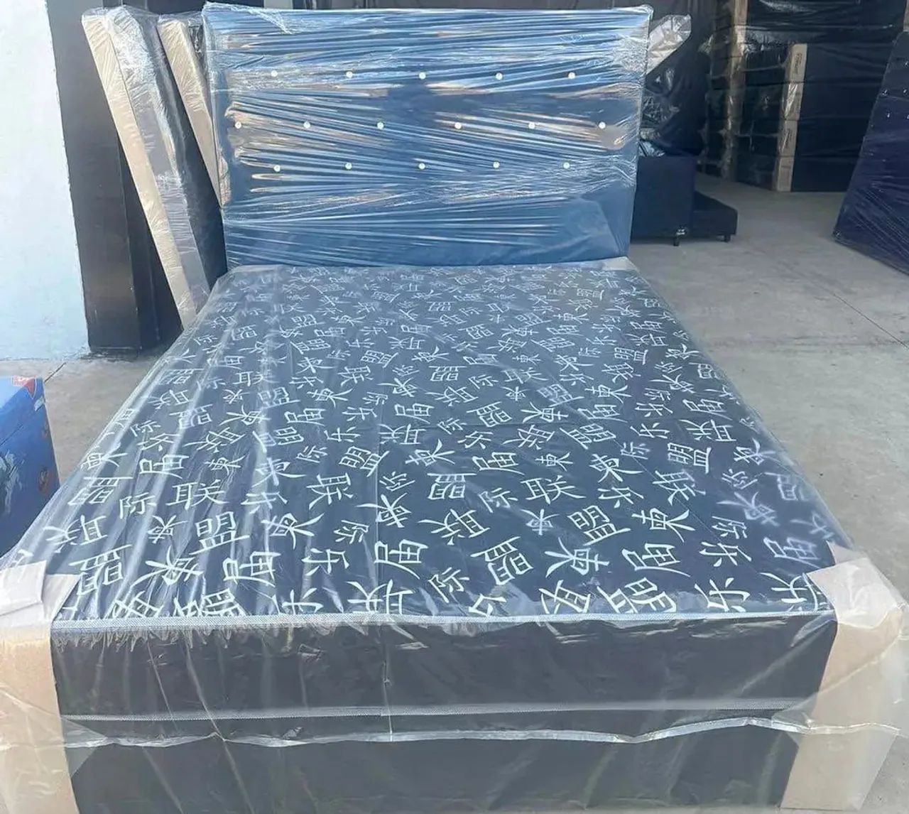 Cama Box Casal com colchão e Cabeceira! Frete grátis  - Foto 2