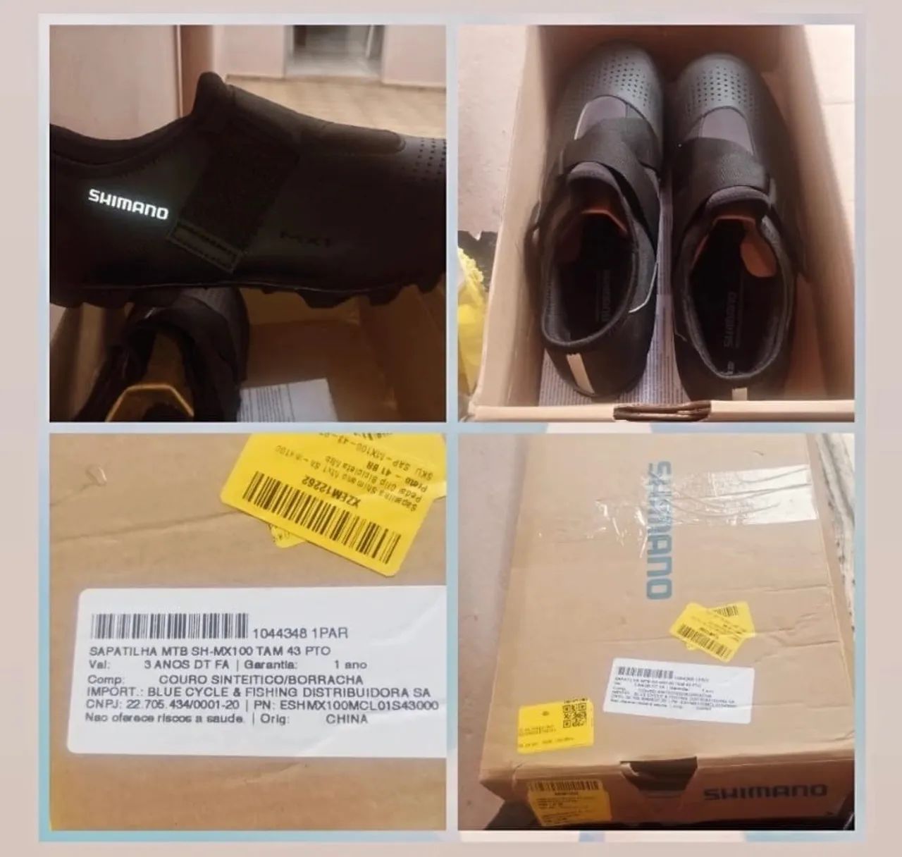 Sapatilha Shimano MX1 (MX100) - Nova, Nunca Usada - Nº 41 BR
