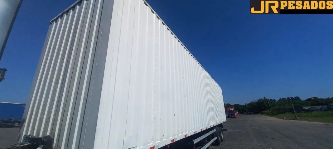 carreta rodofort baú bitrem ano 2011 eixo deslizante 100m³ sem pneus - Foto 7