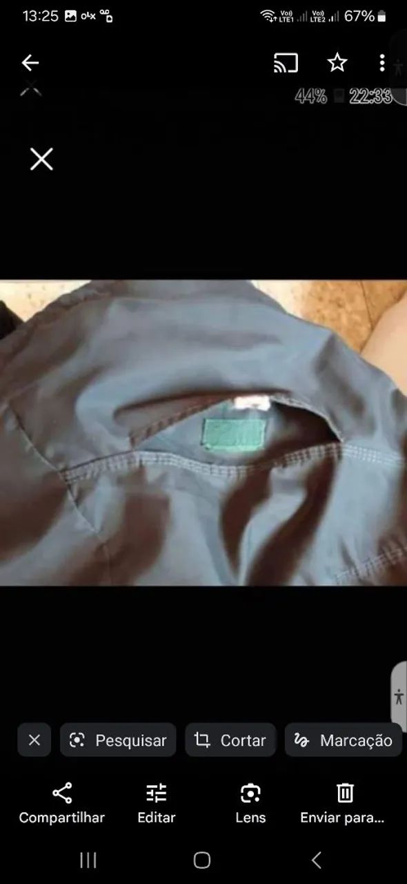 Jaqueta sem detalhes tá super conservado  - Foto 4