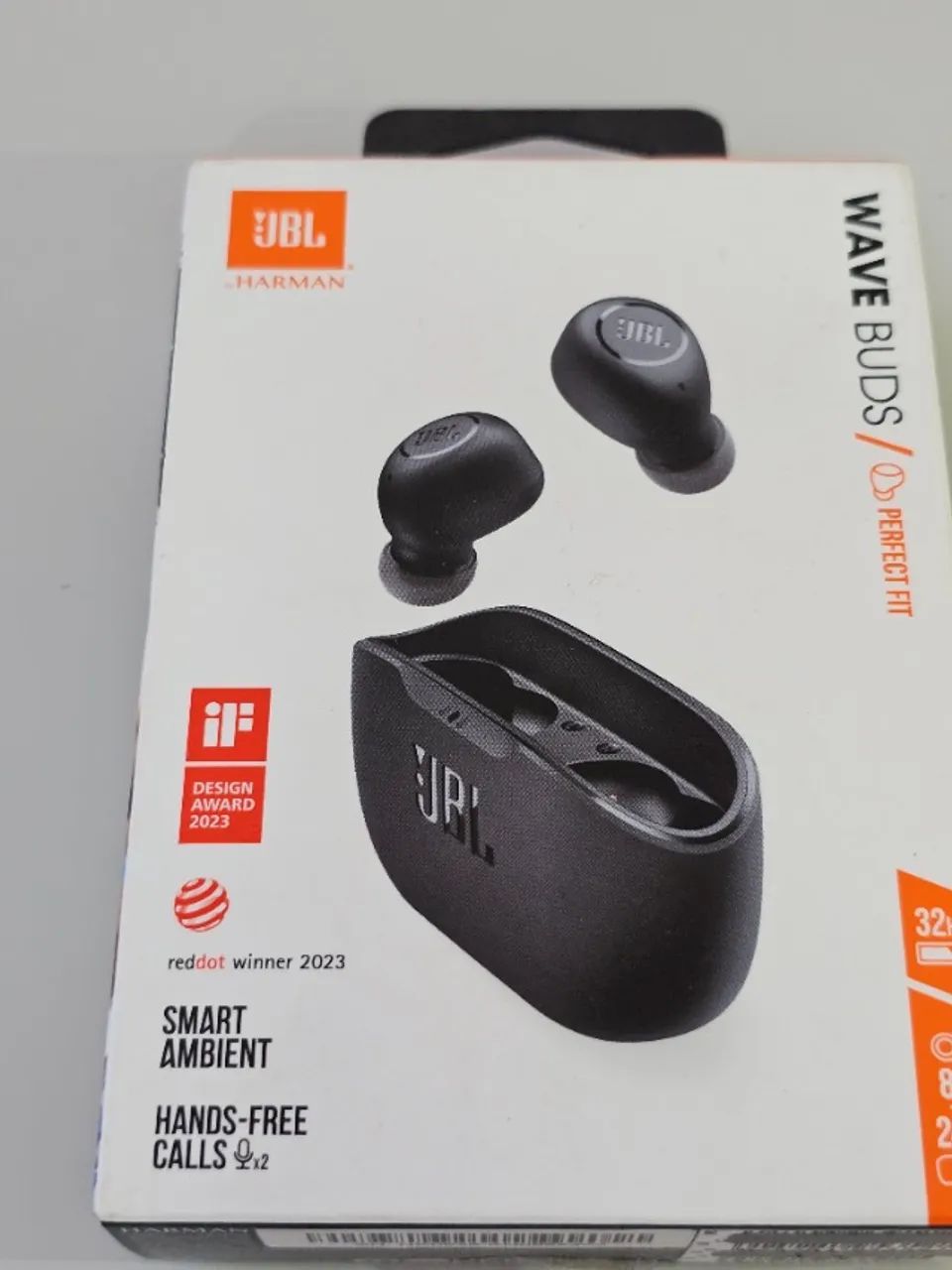 Fone de Ouvido JBL Wave Buds - Preto