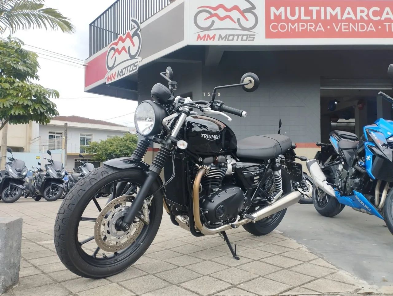 Triumph Street Twin ABS 2022 com 944km - Foto 2