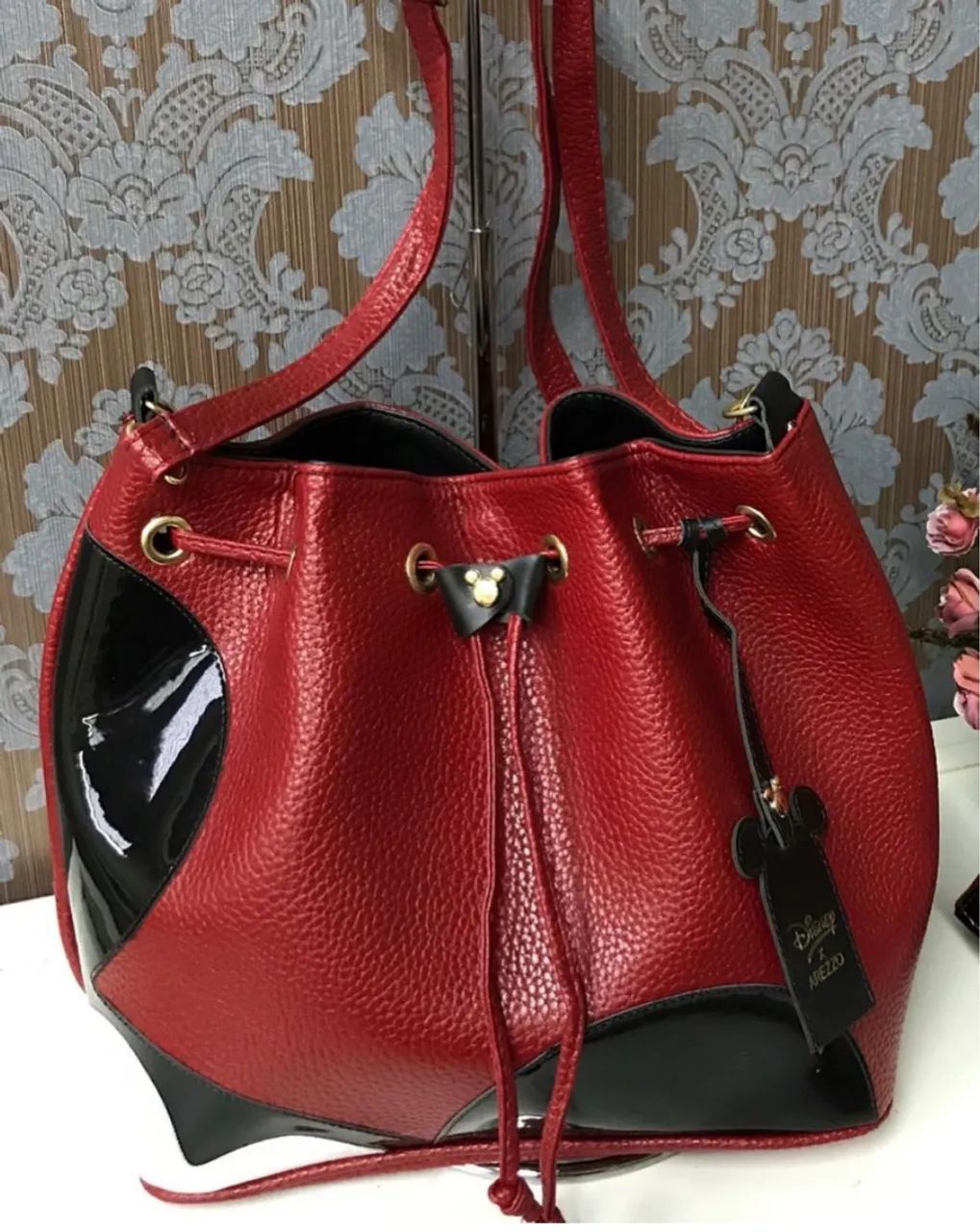 Bolsa inspiração Arezzo Mickey Vermelha
