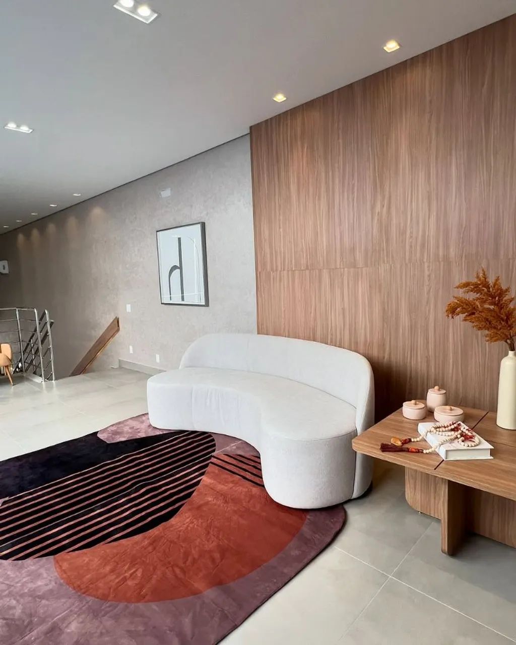 Sofá Curvado Moderno Verde Claro - Foto 5