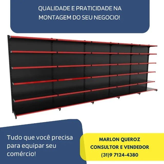 Gondola Central Preta Polar Nova