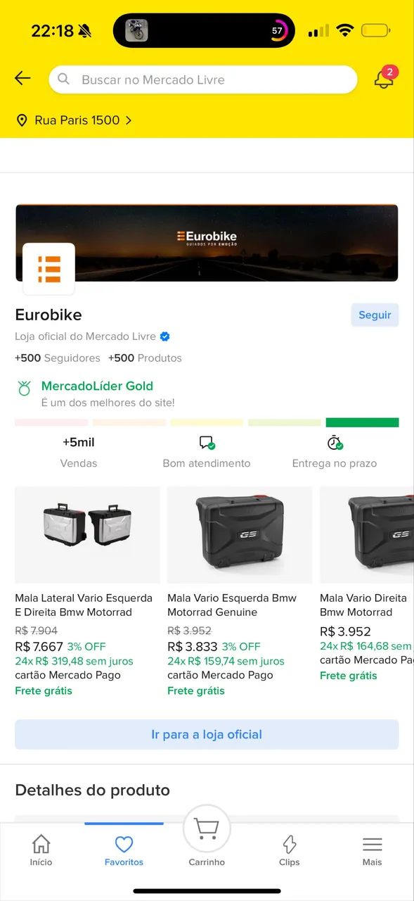 Baús Vario Originais BMW - Em Excelente Estado !!! - Foto 5