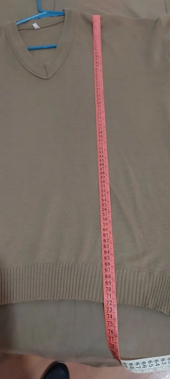 Suéter decote em V. - Foto 3