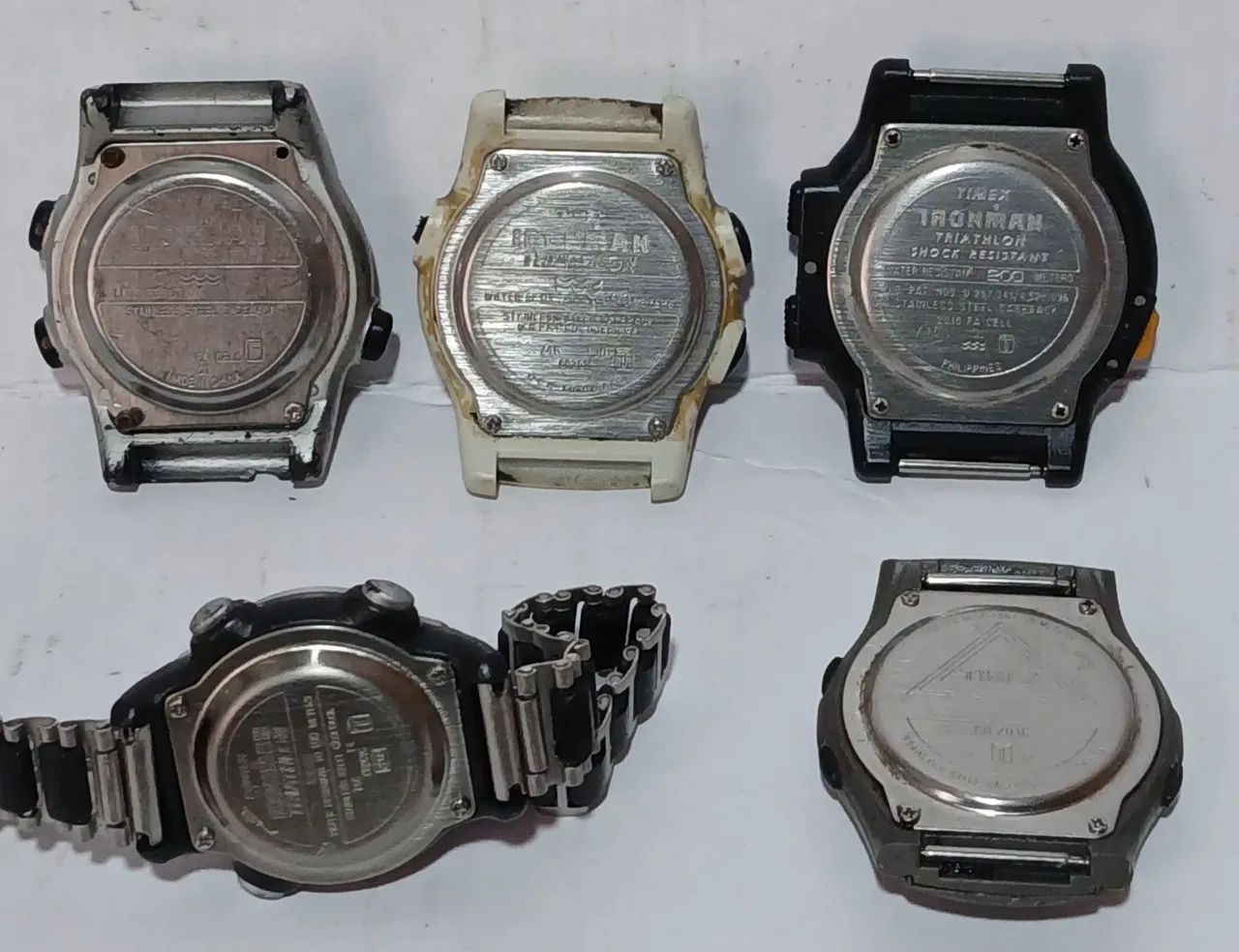 Kit com 5 relógios timex triathlon (para retirada de peças) - Foto 5