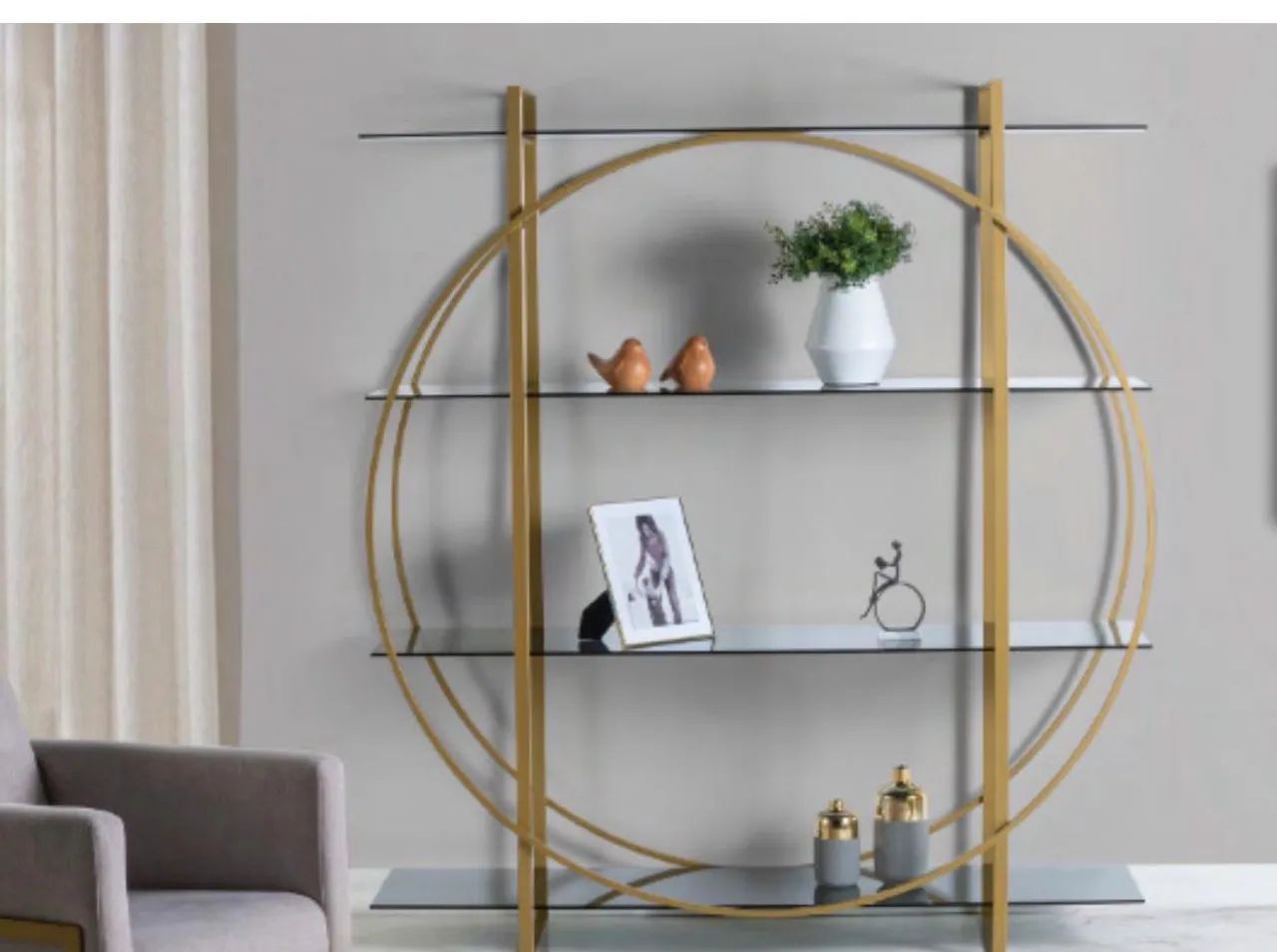 ESTANTE DECORATIVA VIDRO - Foto 2