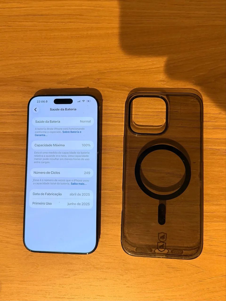 iPhone 16 Promax 256gb 100% saúde bateria aceito cartão