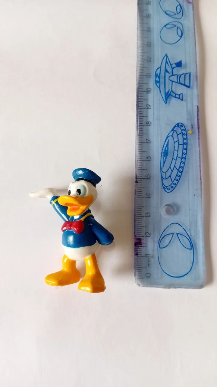 Boneco antigo Pato Donald disney brinquedo miniatura - Foto 5