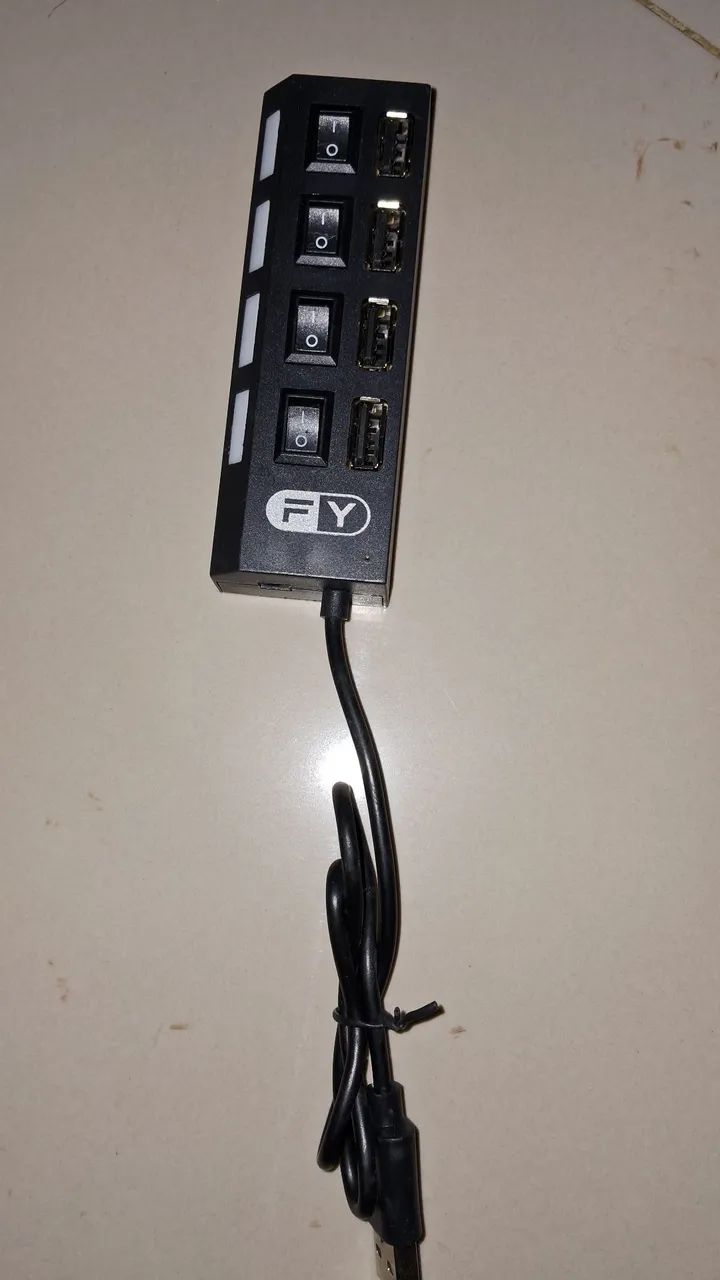 Hub usb 2.0 4 portas multi - Foto 2